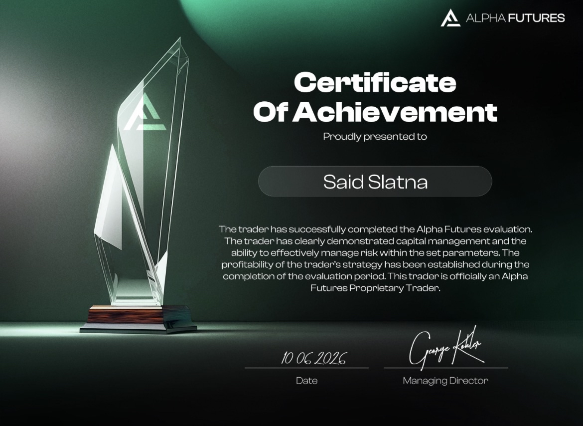 Kashimo funded account certificate